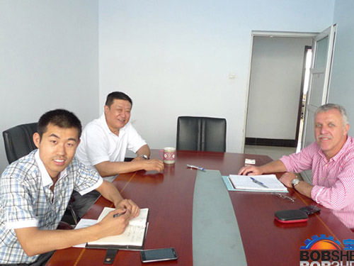 荷蘭客戶對宏興公司進(jìn)行訪問